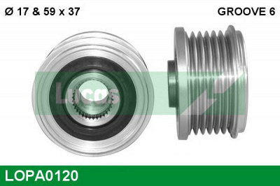 LUCAS ENGINE DRIVE lopa0120 -  Механизм свободного хода генератора